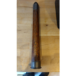 Wood & Brass WWII 2 pounder AT Drill round