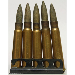 Wooden Bulleted Blank Lee Enfield 303 Charger Stripper Clip & Inert rounds