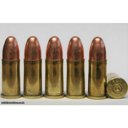 .38-200 Webley Mark IV Revolver Inert Rounds (.38S&W) .380"