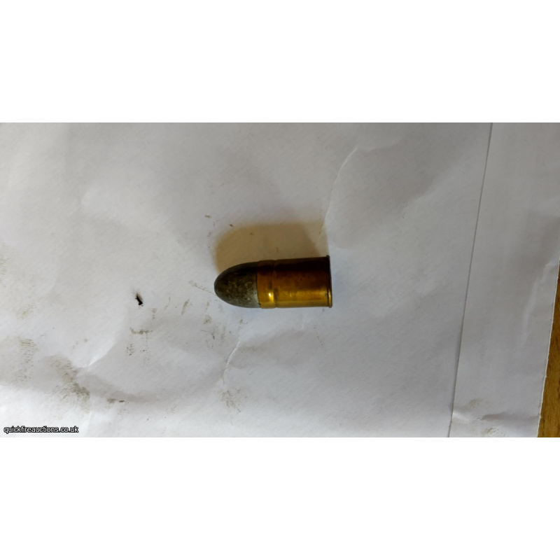 Inert British .450 Adams MKIII Revolver Round