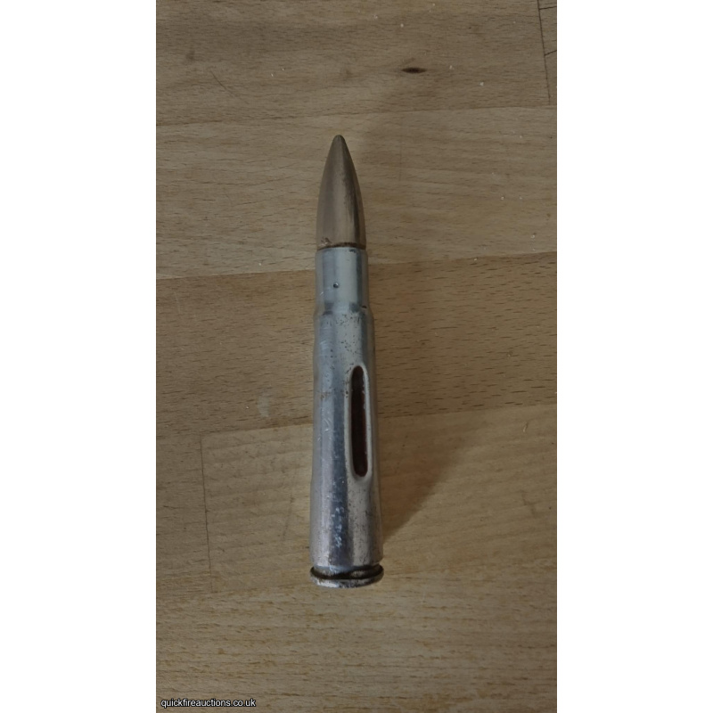 Inert .50 Vickers Drill round