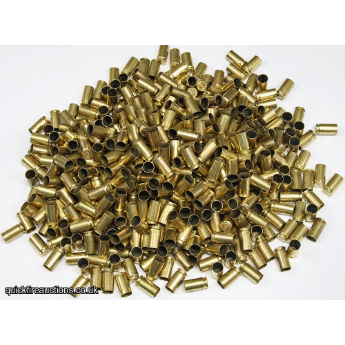 9mm Luger Once Fired Reloading Brass x100