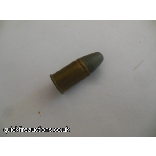 One inert 1917 Indian .455 Mk II cartridge