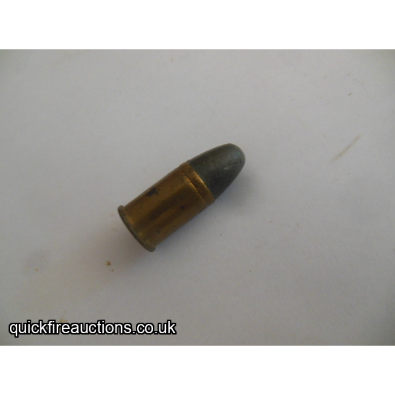 One inert 1938 Royal Laboratory .455 Mk II cartridge