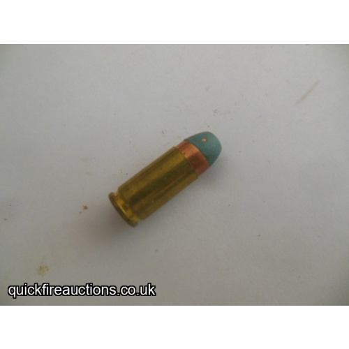 One inert Howitzer 9mm subsonic cartridge
