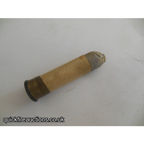 One inert 577 Snider Mk II shot cartridge
