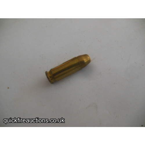 One inert Hornady 38 TJ (Todd Jarret) cartridge