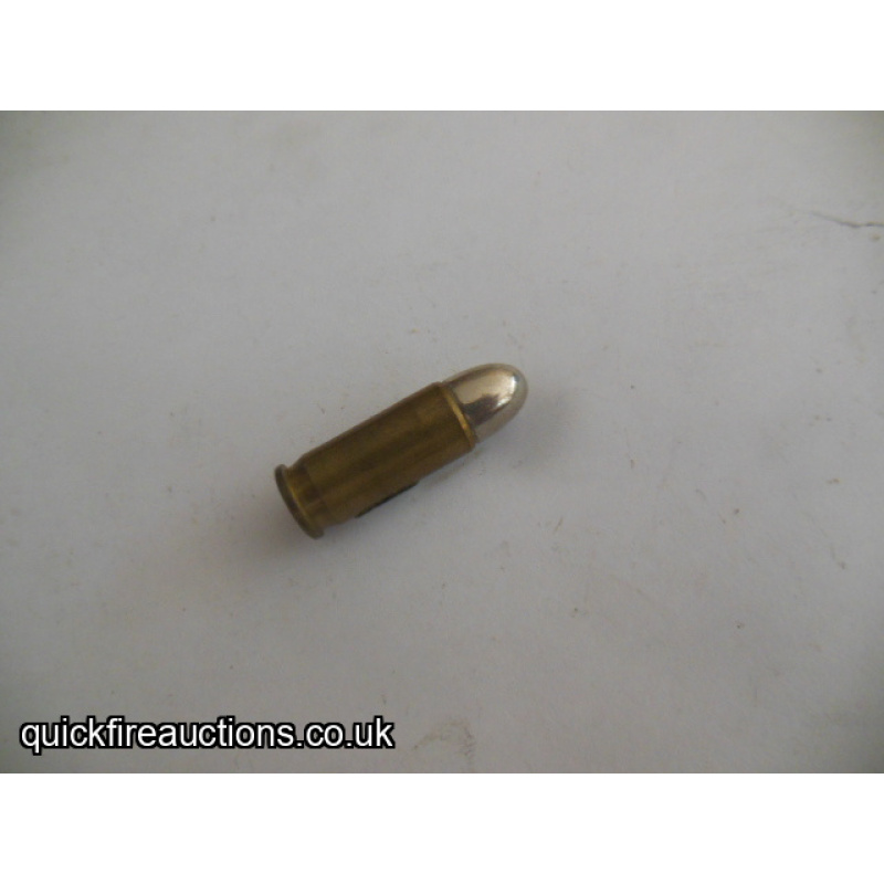 One inert Eley 38 auto cartridge