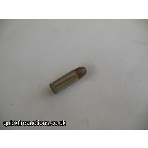 One inert Super X 38 auto cartridge