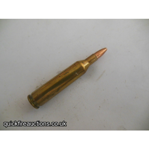 One inert R-P .17 Remington cartridge