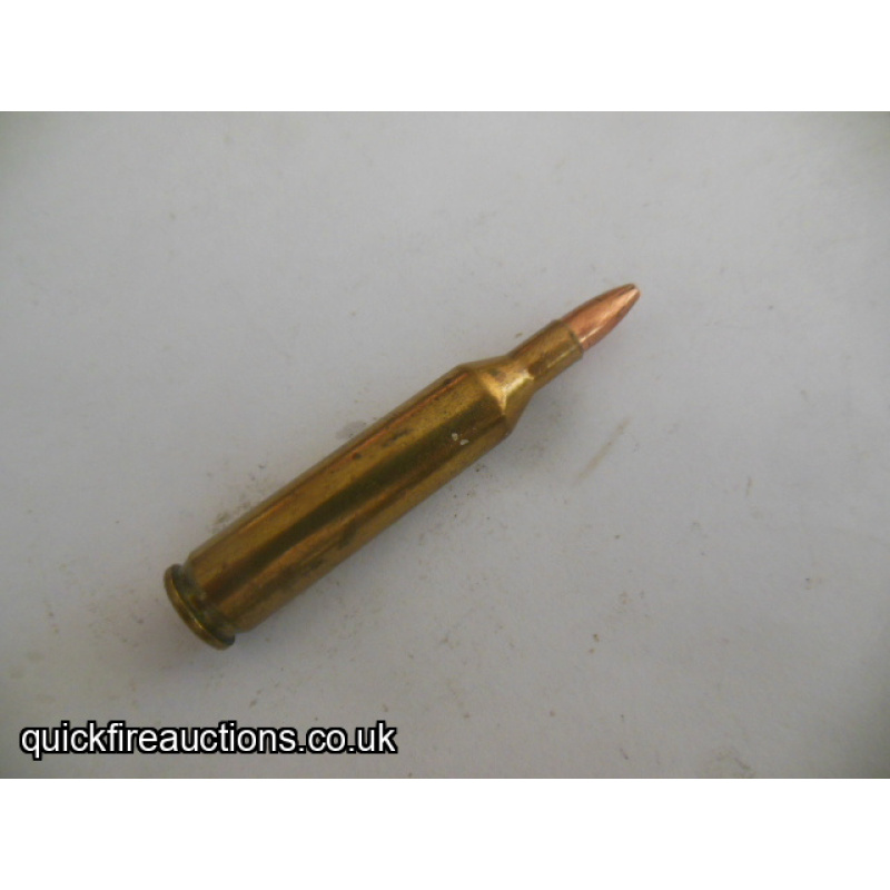 One inert R-P .17 Remington cartridge
