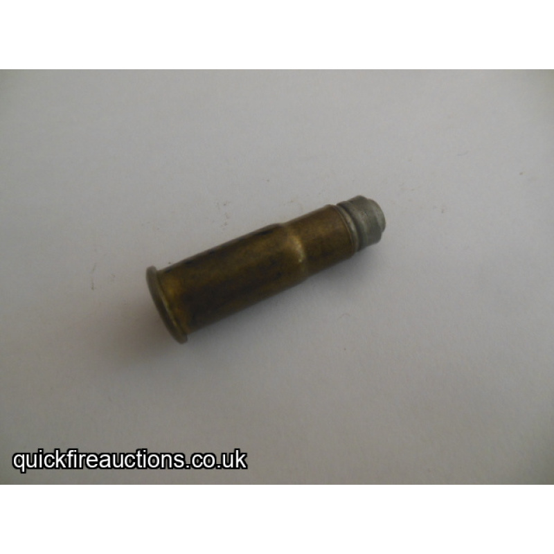 One inert .357 Krag wildcat cartridge
