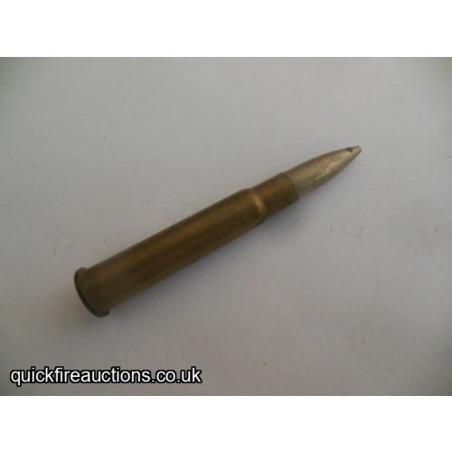 One inert 1929 Kynoch .303  cartridge