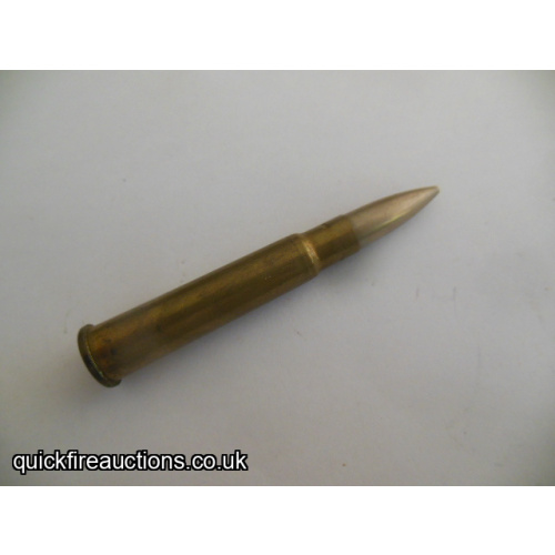 One inert 1930 Kynoch .303  cartridge