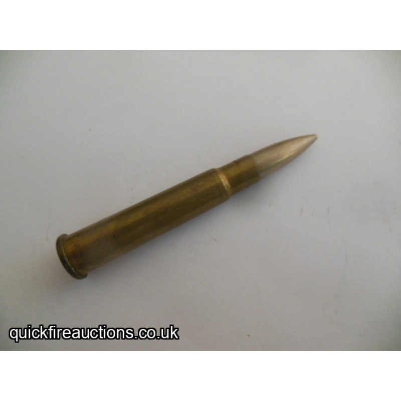 One inert 1930 Kynoch .303  cartridge