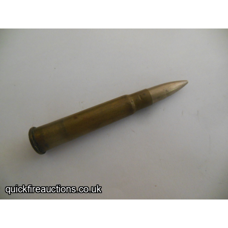 One inert 1937 Kynoch .303  cartridge