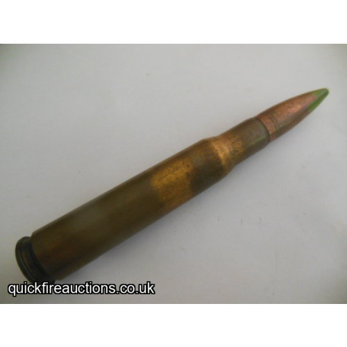 One inert rare 1966 Kynoch .50 cal experimental cartridge