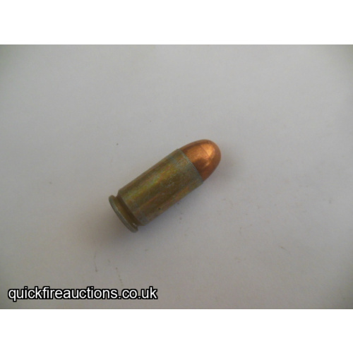 One inert 1943 Evansville .45 ACP cartridge