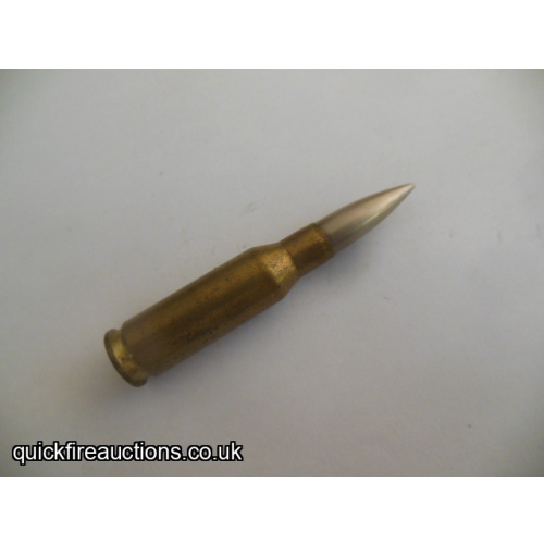 One inert 1951 FN 280/30 - 7 x 44 experimental cartridge