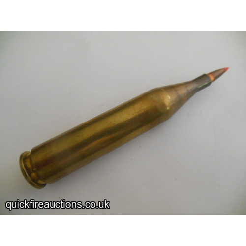 One inert .22 Earsplittingloudboomer wildcat cartridge