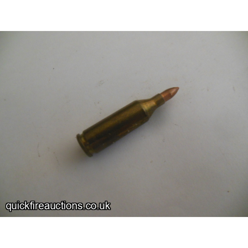 One inert .14 Eichelberger wildcat cartridge