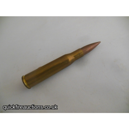 One inert 1924 Nobel/Kynoch 303 Magnum nobeloy bullet cartridge