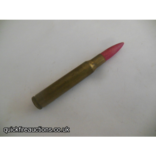 One inert 1942 Remington Arms 30-06 drill/dummy cartridge