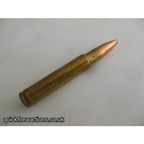 One inert Weatherby 416 magnum cartridge