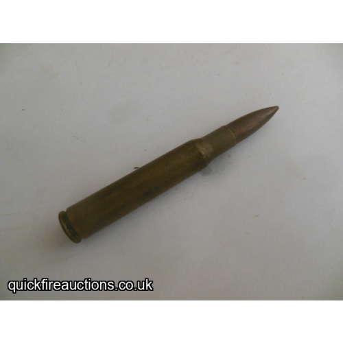 One inert 1927 Frankford Arsenal 30-06 cartridge