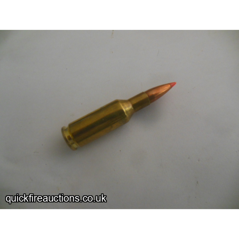 One inert Lapua 6mm Bench rest Norma cartridge