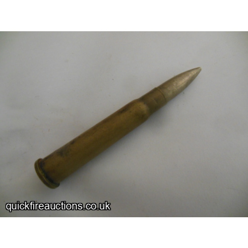 One inert 1917 Birmingham 303 cartridge