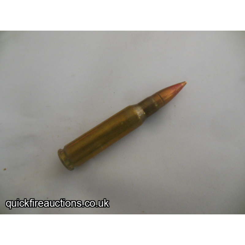One inert 1993 Radway Green 7.62 tracer cartridge