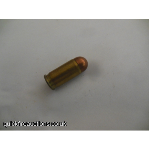 One inert Kynoch .455 auto cartridge