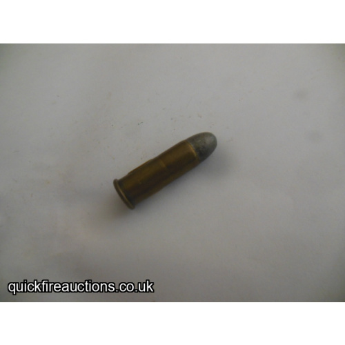 One inert 1908 Frankford Arsenal 38 Colt cartridge