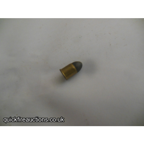 One inert French 8mm Protector rimfire cartridge