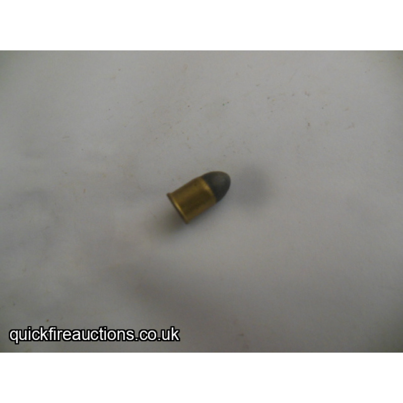 One inert French 8mm Protector rimfire cartridge