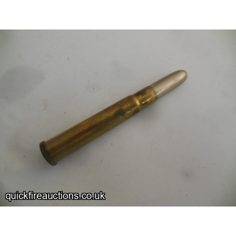 One inert German 8 x 57R 360 cartridge