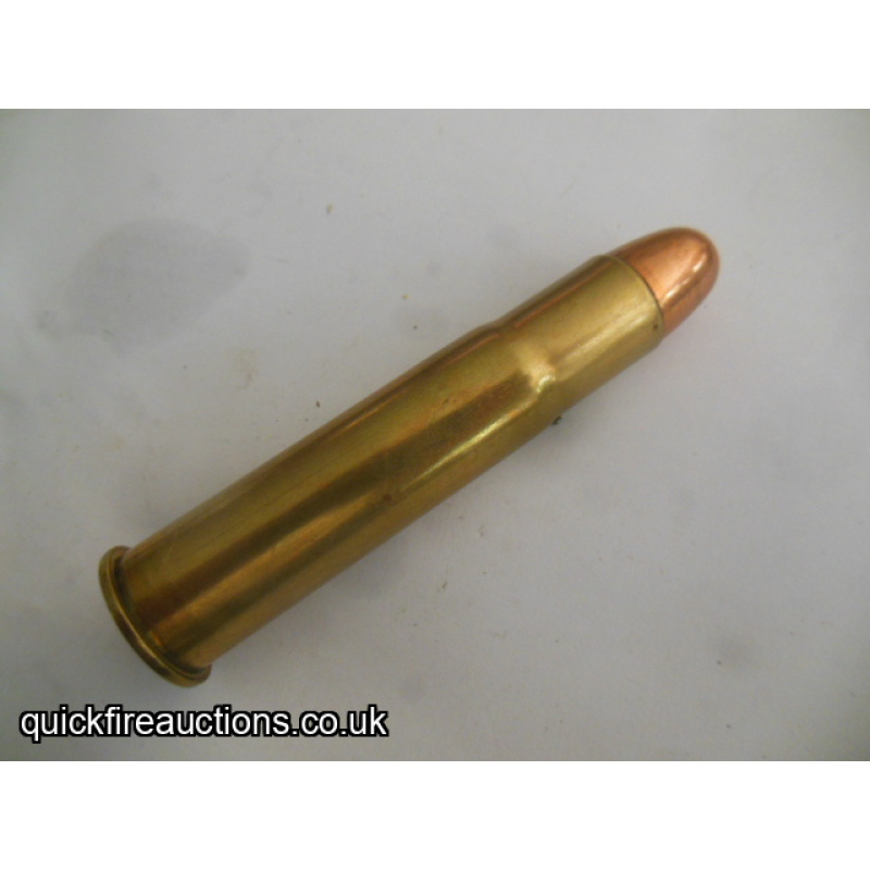 One inert Holland & Holland 577 REWA big game cartridge