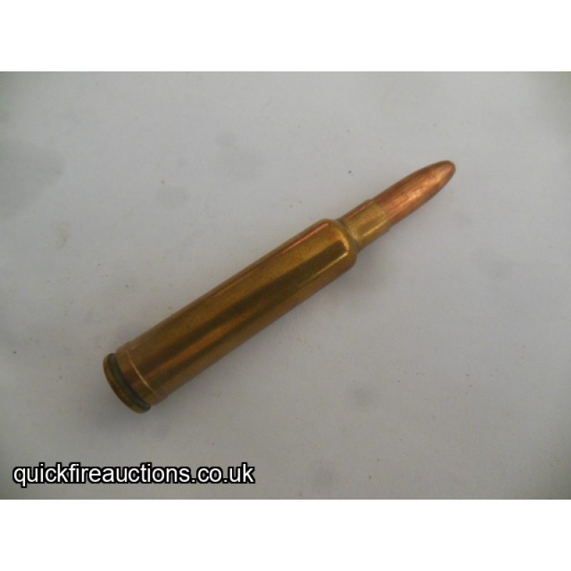 One inert Norma 7 x 61 Sharps & Hart cartridge