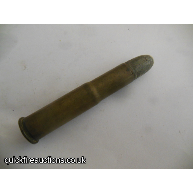 One inert 1915 German 11mm Mauser cartridge