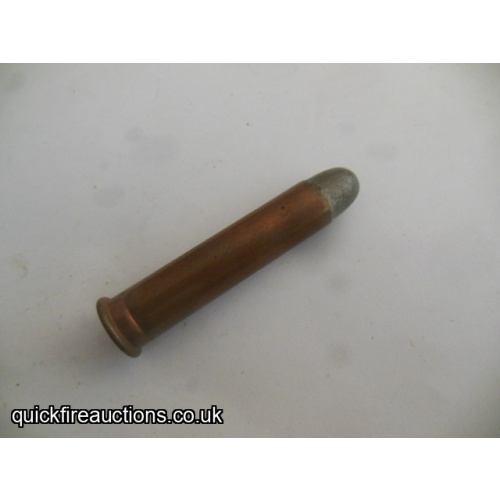 One inert 1878 Frankford Arsenal benet primed 45-70 carbine cartridge
