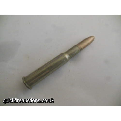 One inert 1917 WRA Co .30 Army proof? cartridge