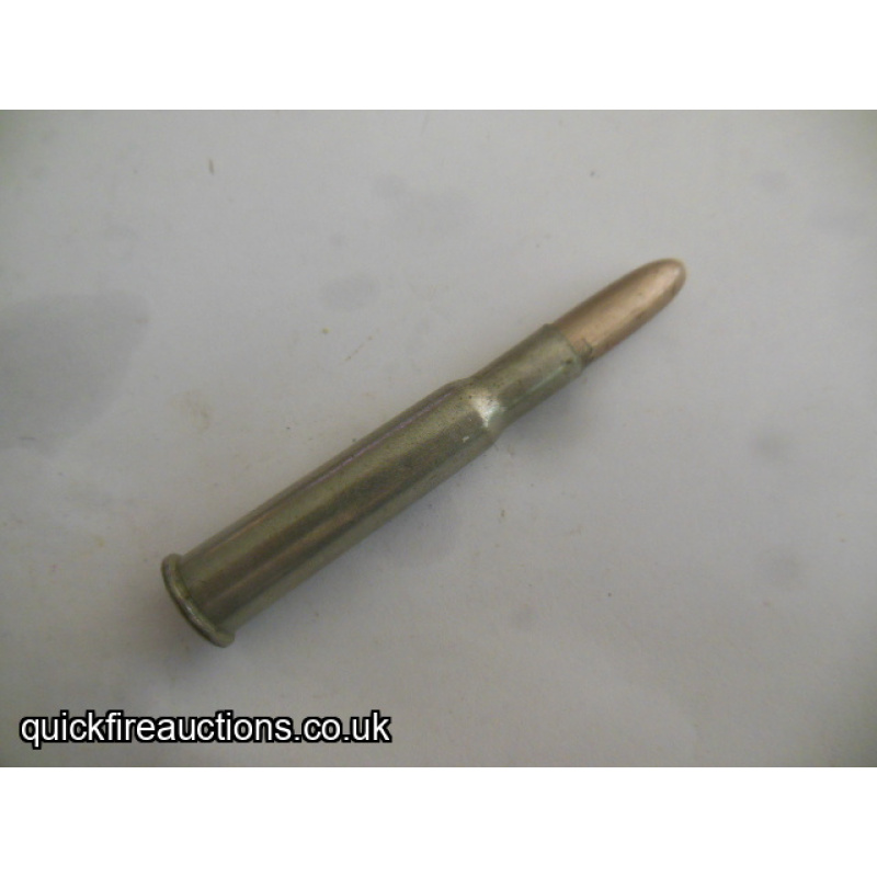 One inert 1917 WRA Co .30 Army proof? cartridge