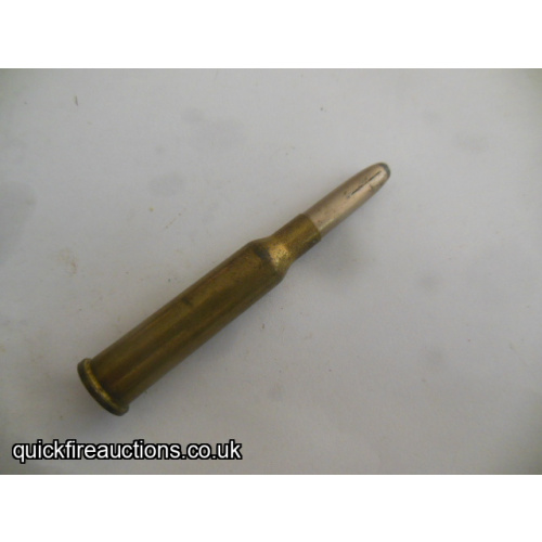 One inert 1898 Austrian 6.5 mod 93 cartridge