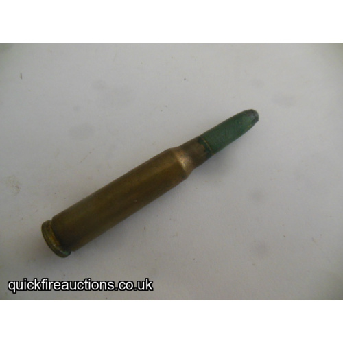 One inert 1947 French 7.5 MAS card bullet blank cartridge