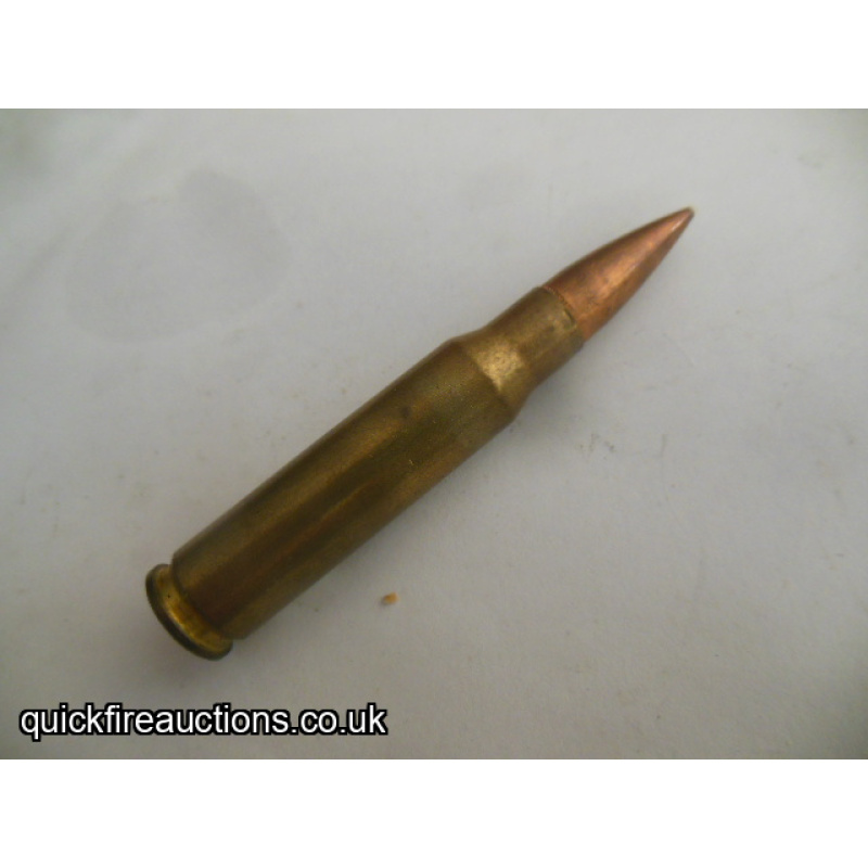 One inert sterile 7.62 cartridge - believed to be WRA