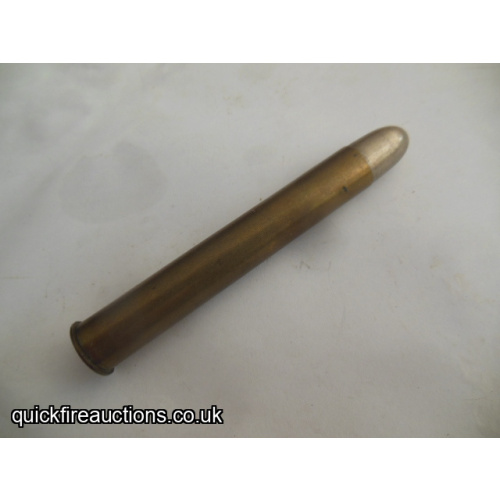 One inert Eley 475 big game Proof cartridge 