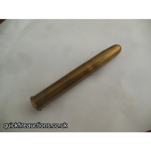 One inert Mayer's 470 big game cartridge 