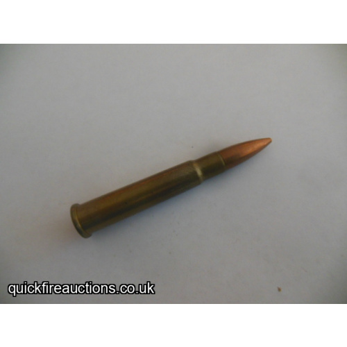 One inert 1964 Pakistani 303 cartridge