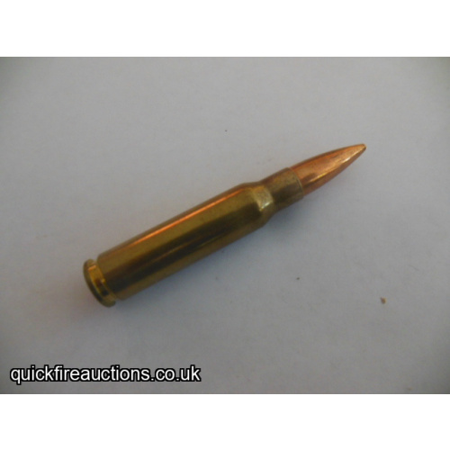 One inert Israeli 308 Win cartridge